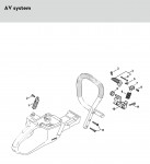 Stihl MS 462 C-M VW M-Tronic Carburetor Heating Handle Heating Gasoline Chainsaw Spare Parts